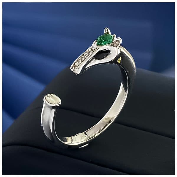 Designer Ring for Women Diamond Emerald Zircon Horse Open Rings Luxury Jewlery Designer for Women Timeless Elegant Sparkling Premium Gift Statement