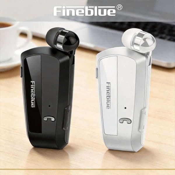 Fineblue F990+ Jialan Bluetooth Headset 2026 New Retractable Business Clip-On Single-Ear