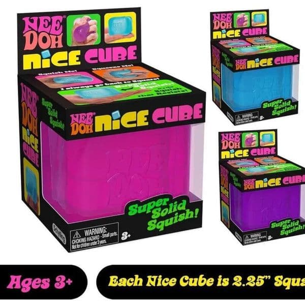 NeeDoh Nice Cube Schylling Squeeze Fun Sensory Squeezing Soft rubber deformation pressure relief toysJ260521