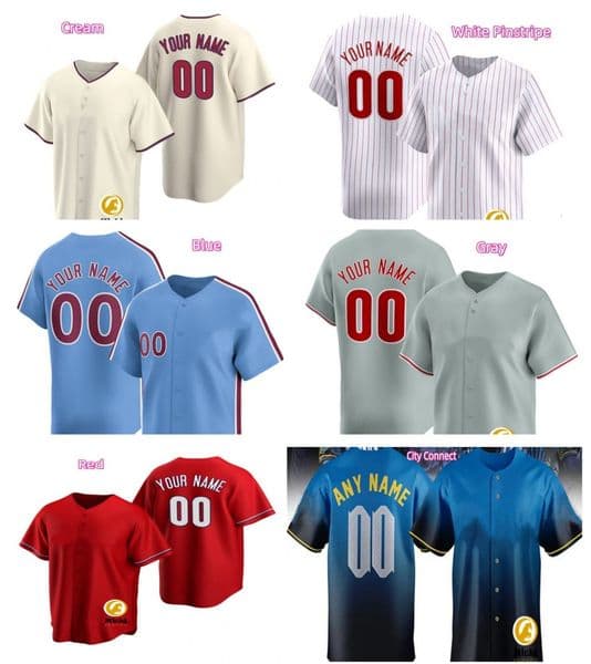 Ranger Suarez Jersey 17 Max Kepler 33 Edmundo Sosa 23 Johan Rojas 25 Matt Strahm 99 Mitch Williams 44 Roy Oswalt 8 Bob Boone Custom Stitched Baseball Jerseys