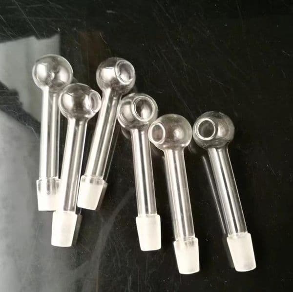 Transparent braided glass bongs accessories , Glass Smoking Pipes colorful mini multi-colors Hand Pipes Best Spoon glass Pipe