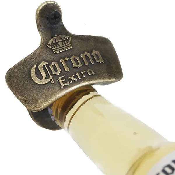 1pc Retro Decorative Bottle Opener Wall Mounted Hanging Beer Openers Bar Tools Alloy Electroplating Process Cafe Decor 260430
