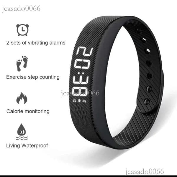 Watch Sports Smart With Vibrating Alarm Clock Running Step Counting Bracelet for Male and Female Student 240304