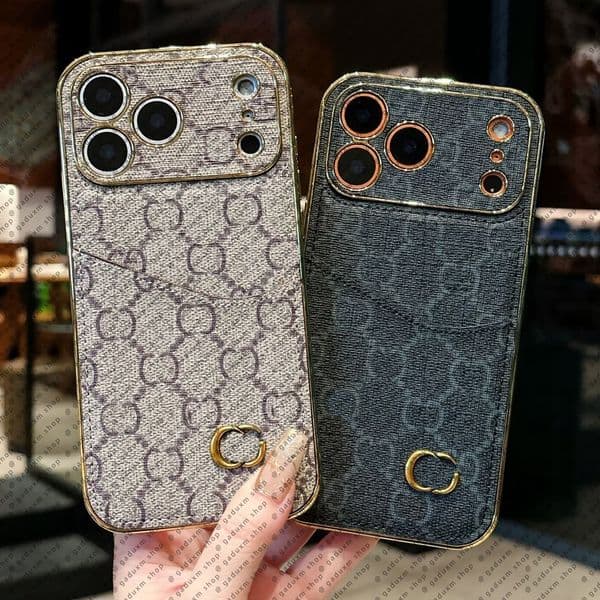 Luxury Phone Case Designer iPhone Case for iPhone 17 16 15 Pro Max Cases Card Holder Apple 14 13 12 14Plus X Samsung Galaxy S23 Ultra S22 PLUS Cell Phone Cases Wallet Cover