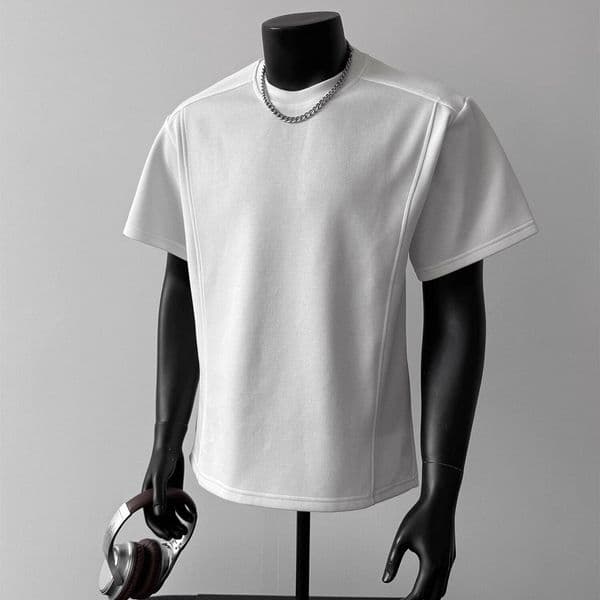 Fashion Designer Men Striped T-Shirt Crew Neck Long Sleeve Slim Fit Casual Tops Business Commute Daily Wear High Quality Elegant Streetwear Tees For Men