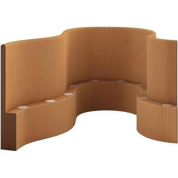 2M Height Creative Home Decor White Organ Paper Wall Screen Room Dividers Office Partition Removable Folding Baffle Fence H79