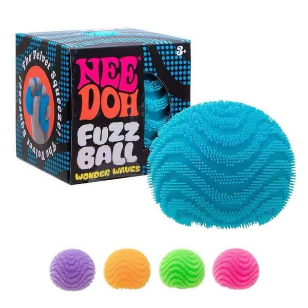 300 pieces Schylling Needoh Fuzz Ball Decompression Toy Sensory Fidget Cube Stress Relief Squishy Cube Anti-Anxiety Squeeze Object