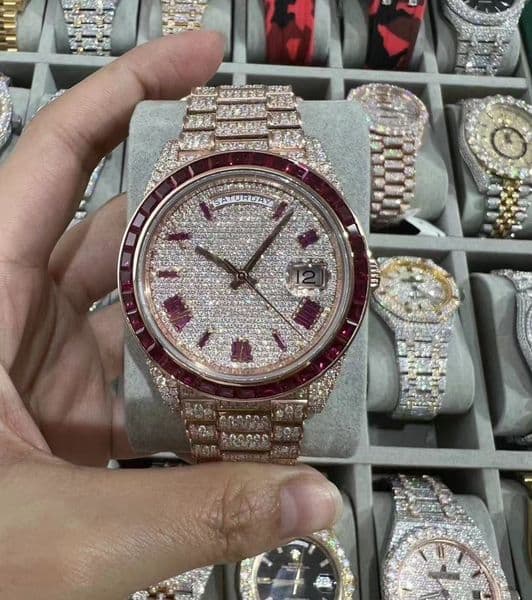 moissanite watch mossanite watches men designer women Watch mens watches high quality designer men li9