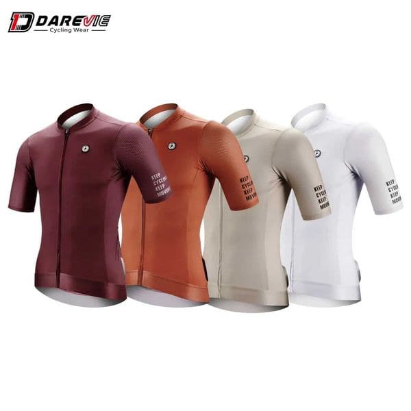 DAREVIE Cycling Jersey Fashion Women Cycling Jersey SPF 50 Man Bike Jersey High Quality Soft Breathable Cycling Shirt Road S260430