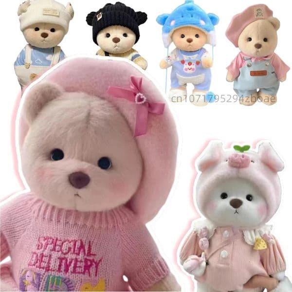 30cm Handmade Big Sale Cute Joint Bear Plush Doll High Quality Tale Gift For Girlfriend Valentines Day Gift Birthday Decor 260430