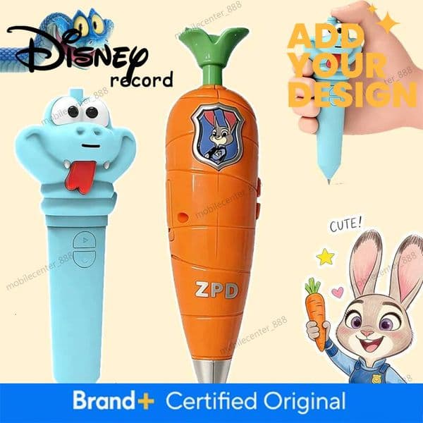 Designer Disney Disney Zootopia 2 Judy Voice Recorder Gary Antivenom Pen | 60S Mini Recorder | Gary 2-In-1 Movie Cosplay Prop Kids' Gift Luxury