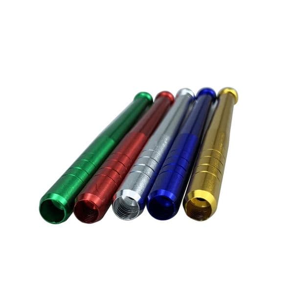 Smoking Pipes Creative mini multi-color integrated metal pipe with a length of 90mm