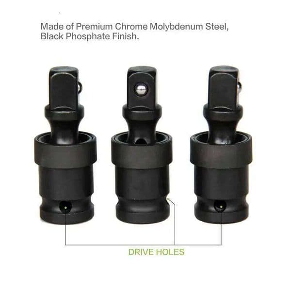 360° Swivel Air Cannon Adapter - Universal Pneumatic Socket Joint for Impact Wrenches, Drills&Industrial Tools Durable Design