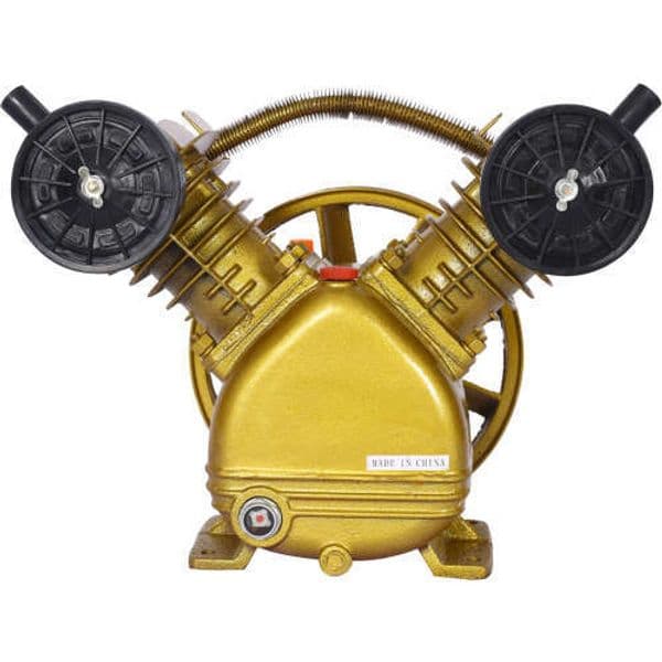 115PSI V-Type Head Golden Single Stage 3HP 2 Piston V Style Twin Cylinder Air Compressor Pump
