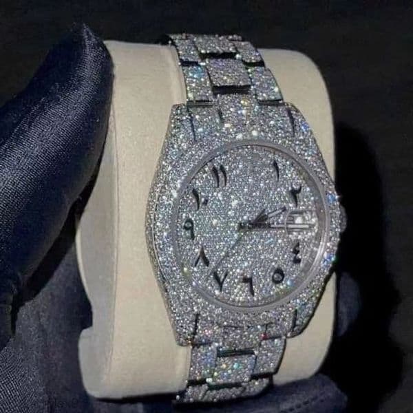 designer luxury mens women watches men iced out diamond montre mossanite Montre de luxe moissanite watc42