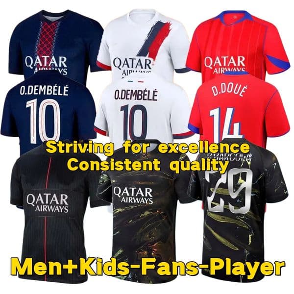 2025 2026 PSGES Night Edition 5th KVARATSKHELIA O.DEMBELE JOAO NEVES soccer jerseys 25 26 Fourth BARCOLA Zaire-Emery MARQUINHOS RAMOS Football shirt kids kit jersey