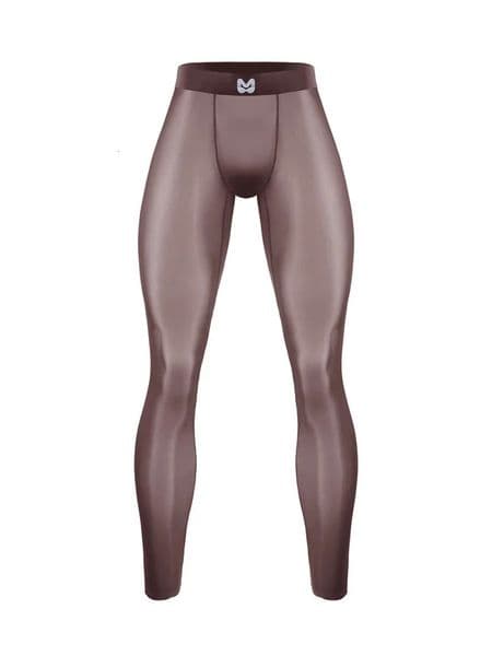 Sweatpants Ice Silk Mens Shark Pants Ultra Thin Perspective Sexy Tight Fitness Pants Milk Skin Pants Slim Sexy Fashion 1C42 260429