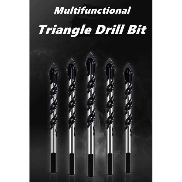 3-12mm Multifunctional Triangle Bit Ceramic Tile Wood Glass Concrete Brick Cemented Carbide Punching Hole Drill Bits