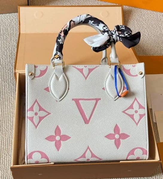 2026 Luxury totes designer bag womens handbags Onthego tote bag Hot Crossbody flower ladies Casual brand Leather purse shoulder bags female Large handbag