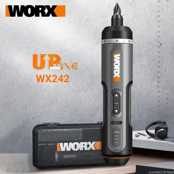 Worx 4V Electrical Screwdrivers Set WX242 Portable Smart Cordless Power Screw Driver Mini Electric Drill Home Repair Tool 260429