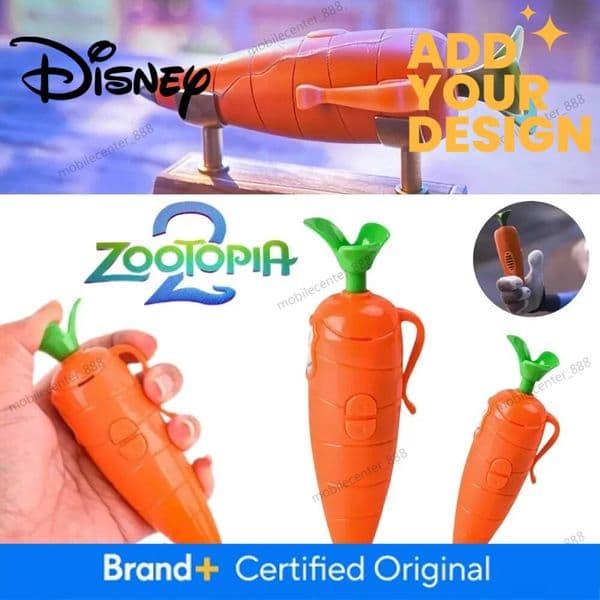 Designer Disney NEW Disney Zootopia Judy Carrot-Shaped 2-In-1 Voice Recorder Ballpoint Pen 60Sencond Recording Function Stationery Ballpoint Pen Luxury