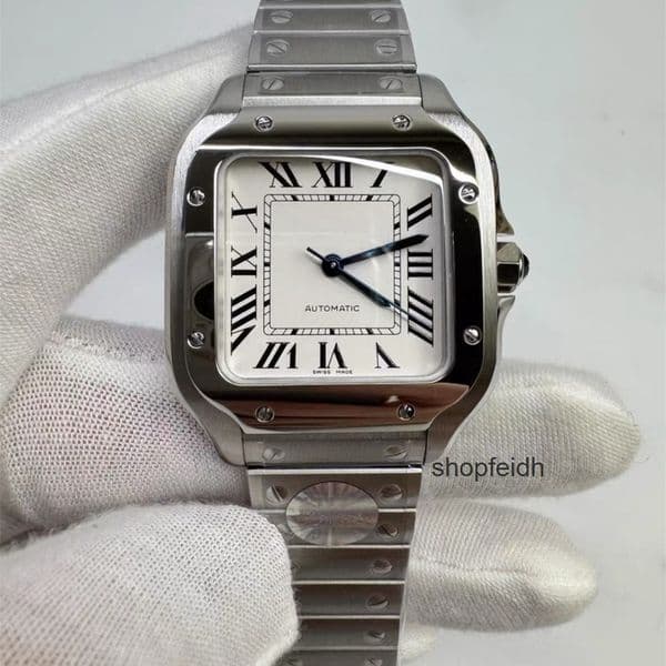 Top quality santo watch mens watch super clone watches 1847MC mechanical movement sapphire glass 316L steel 39.8mm 35.1mm with box 3V4K