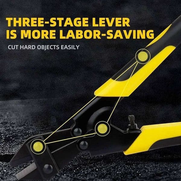 1pc Mini Bolt Cutter, Made Of Chrome-Vanadium Alloy Fast And Sharp, Labor-Saving Operation, Used To Cut Wire, Bar Steel,