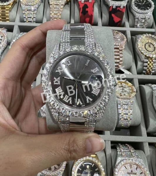 moissanite watch mossanite watches men designer women Watch mens watches high quality designer men v5