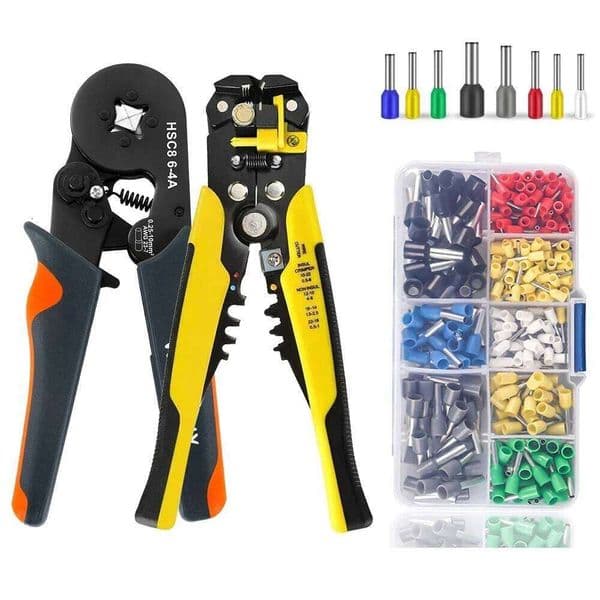 Professional Electrician Tool Cable Stripper Cutter Crimper For Electrical Wire Stripping Cutting & Crimping