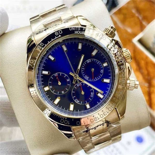 Luxury watches, high-quality watches Laojia Luxi Running Second Chronograph Tonneau Quartz Watch5V07