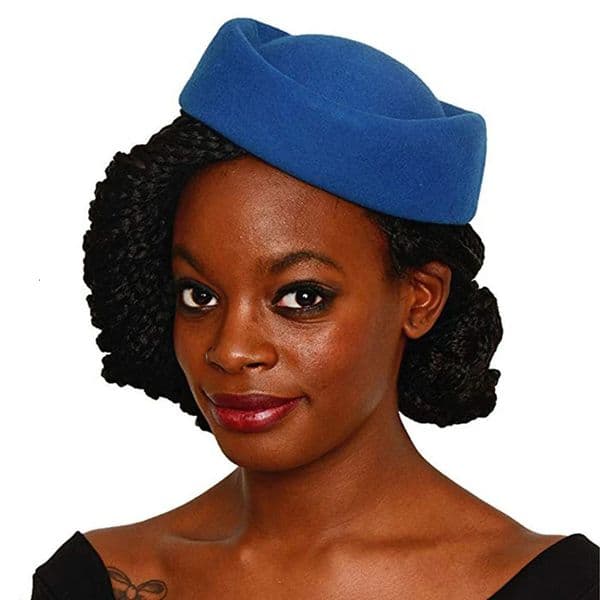 Wool Air Hostesses Pillbox Hat Millinery Making Fascinater Base Stewardess Oval Retro Cocktail Party Wedding Church Hats 260430