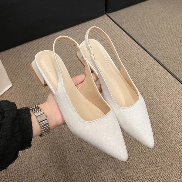 Slippers Women Summer Toe Over Indoor Sandals Square Toe Solid Flat Shoes Fashion Beach Adult Sandals 260427