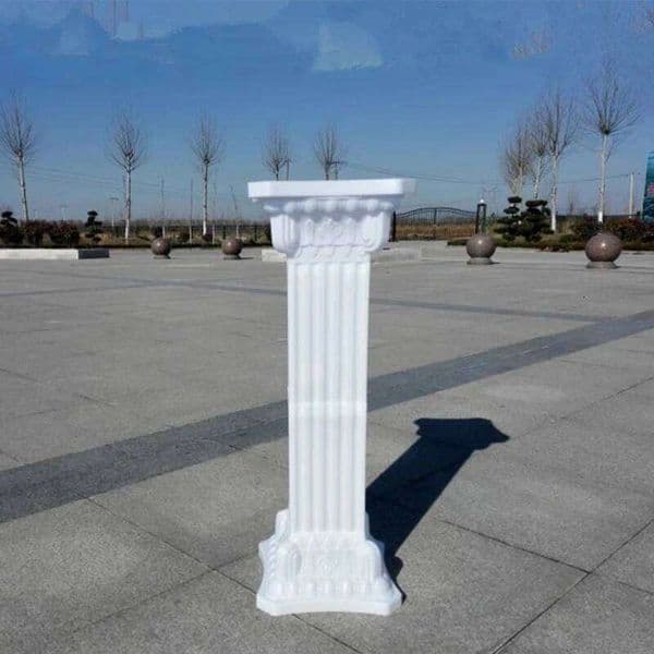 2 Pcs/lot European Style Roman Columns White Color Plastic Pillars Road Cited Wedding Props Event Decoration Supplies