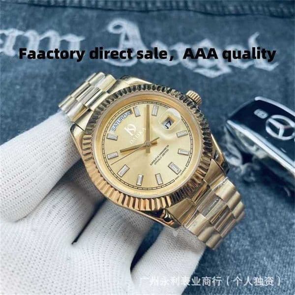 Luxury watches, high-quality watches Dual Calendar Series Mens 904L Fully Automatic Mechanical Waterproof Trendy Classic Wristwatch