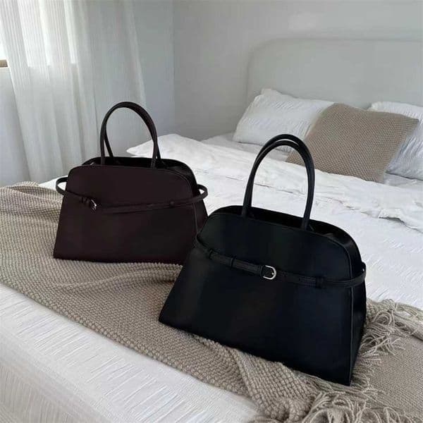 Luxury Purse Thero Belt 15 Cowhide Tote Bag Niche Design Belt-Style Handbag Large Capacity Genuine Leather Womens Bag