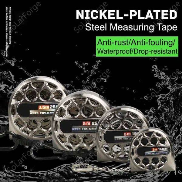 3/5/7.5M Tape Measure Stainless Steel Anti-corrosion Retractable Metric Ruler Hollow Design Woodworking Measuring Tool