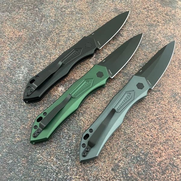 KS 7800 Blk Launch 6 Pocket Knife3 75 Blade CPM154 Steel Treated Aluminum Handle folding knife Outdoor Tactical EDC Hunting Knife Men's Gift