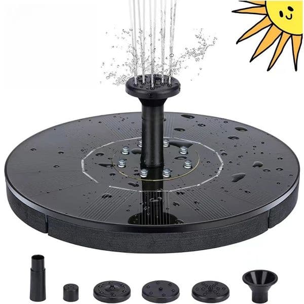 1316cm Floating Solar Panel Solar Fountain Pump Bird Baths Garden Outdoor Water Pool Pond Decor 260430
