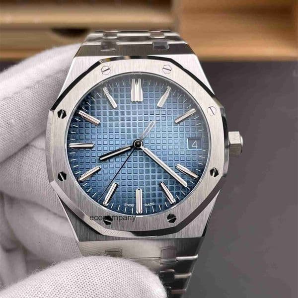 Top quality royals oak watch mens watch 15500 15510 super clone watches 4302 mechanical movement sapphire glass 904L steel 41mm with box D71I