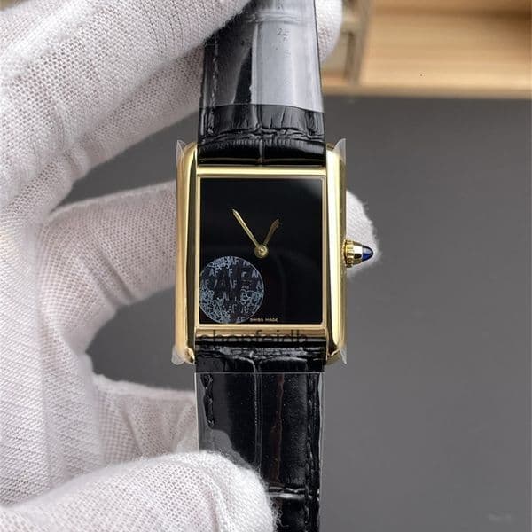 Top quality tanks watch mens watch women super clone watches designer watch swiss quartz movement leather strap sapphire glass 22mm 25.5mm with box 3NCP