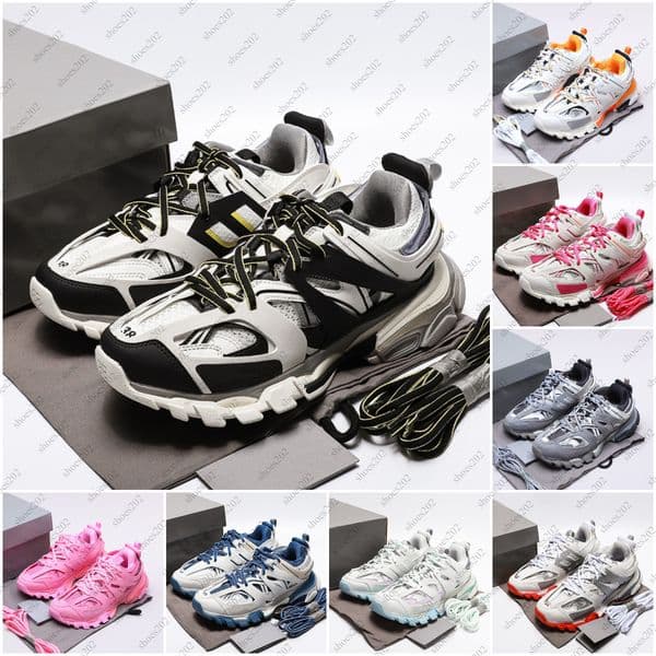Designer Shoes Designer Casual Sneakers Track 3.0 7.0 7.5 Series Shoes Nylon Leather Sock Trainer Triple Color Loafers Sports Shoes For Men Women Casual shoes