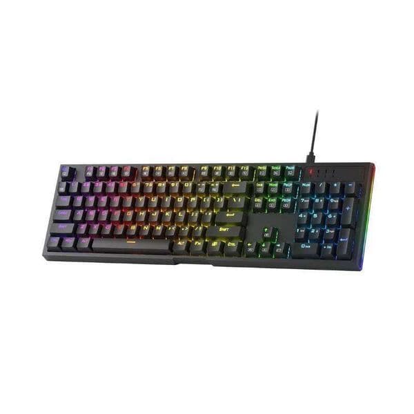 Redragon K670 RGB Backlit Gaming 104 Keys Hot-Swap Mechanical Keyboard, Upgraded Socket, Quiet Linear Red Switch S260430