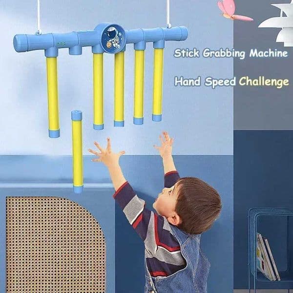 Fun Challenge Falling Sticks Toy Stick Catcher Machine Training Reaction Ability Early Educational Family Party Toy Sports Game X260504