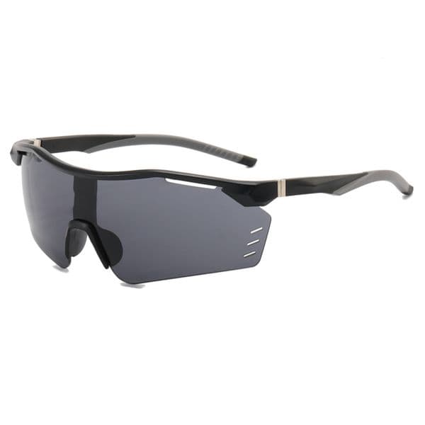 Unisex Semi Rimless UV400 Sports Sunglasses Anti Glare Lightweight Windproof Outdoor Cycling Running Sun Shades for Men Women
