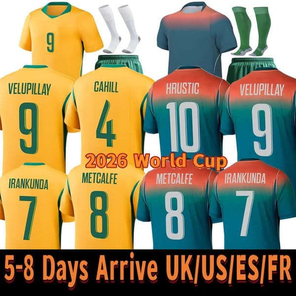 2026 World Cup Australia soccer jerseys player fan and kids sets available everything customizable -Australia