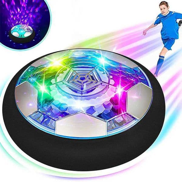 Suspended Football Toys 18/11cm Electric Soccer Ball Soccer Gliding Air Cushion Floating Foam Football Kids Gift with LED Light X260504