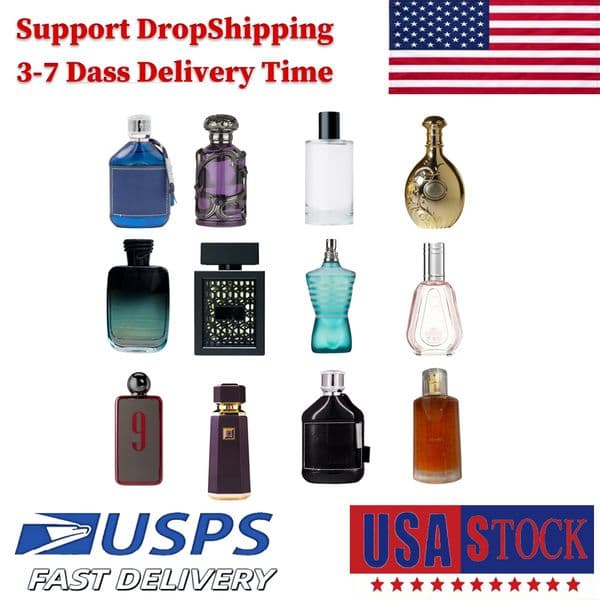 Dropshipping Supported Unisex Perfume Spray US Stock Fast Delivery, High Quality Long Lasting Scent, No MOQ Required For Small Resellers And New Businesses