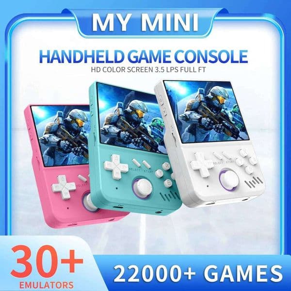 MY MINI Retro Game Console 3.5-inch IPS Screen Linux System RK3326 Chip Portable Classic Handheld Video Player S260504