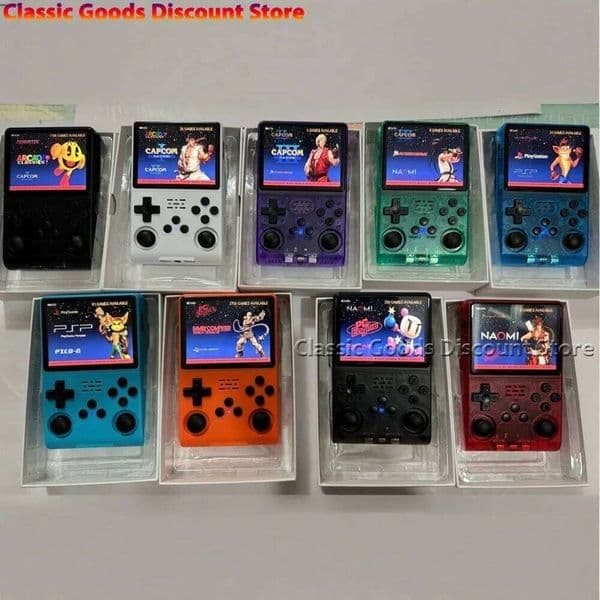 R36S Retro Video Game Console Linux System 3.5 Inch IPS Screen Portable Pocket Player 64GB 128G Games best Kids Xmas Gift S260504