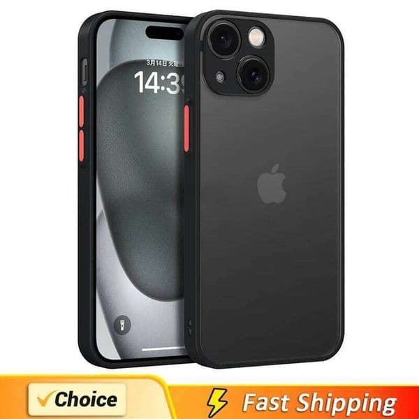 Matte Phone 14 13 12 15 Pro Max Mini Luxury Soft Silicone Shockproof Case For iPhone 11 XS MAX X XR 7 8 Plus SE 26L0504